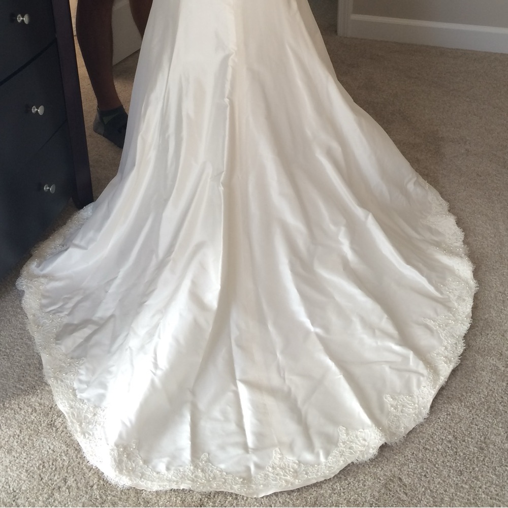 NEW/ NEVER WORN: Paloma Blanca Wedding Dress: style #CA05313 - Picture 10 of 15
